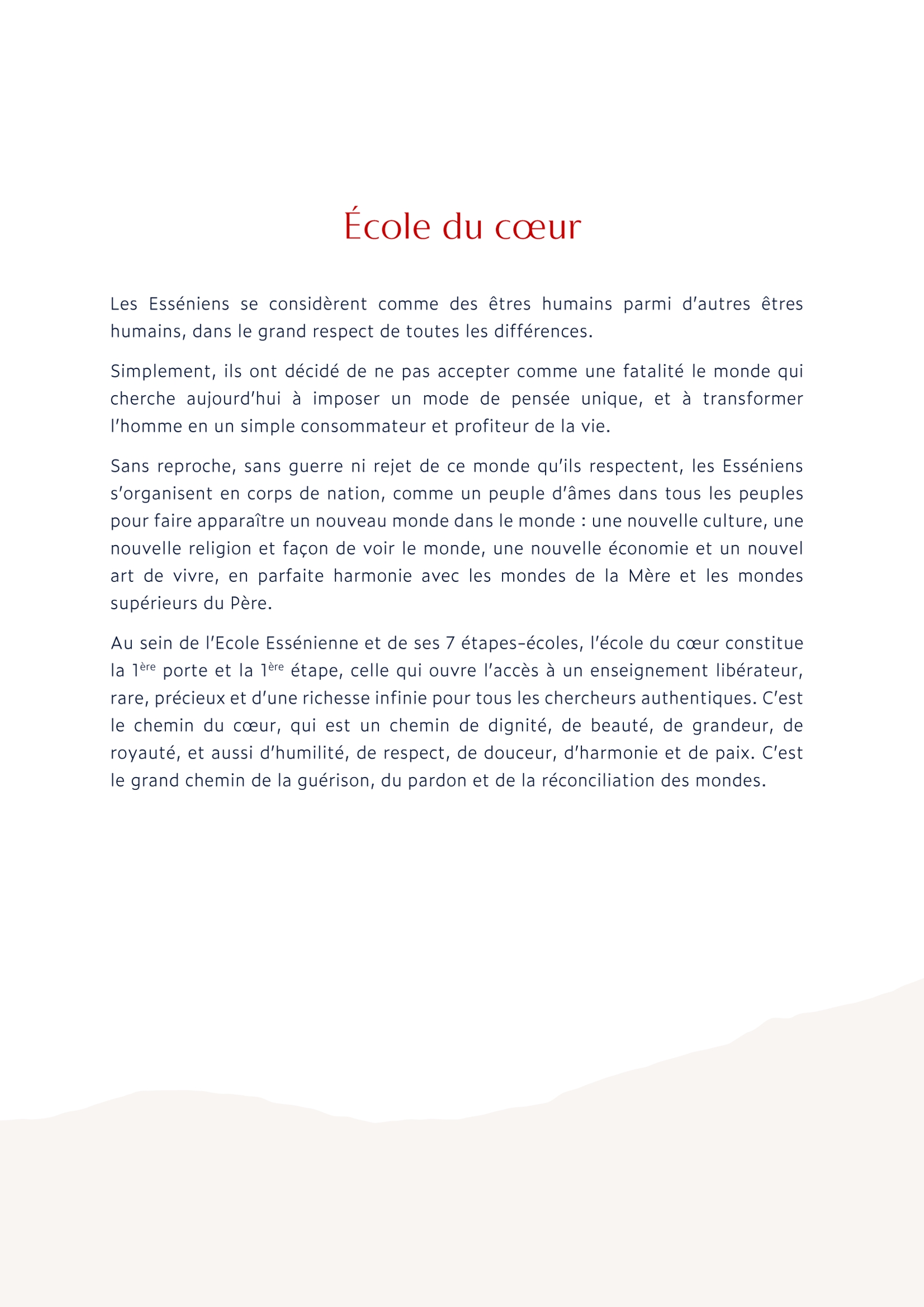 École du cœur – Marche vers ta véritable destinée – Image 4