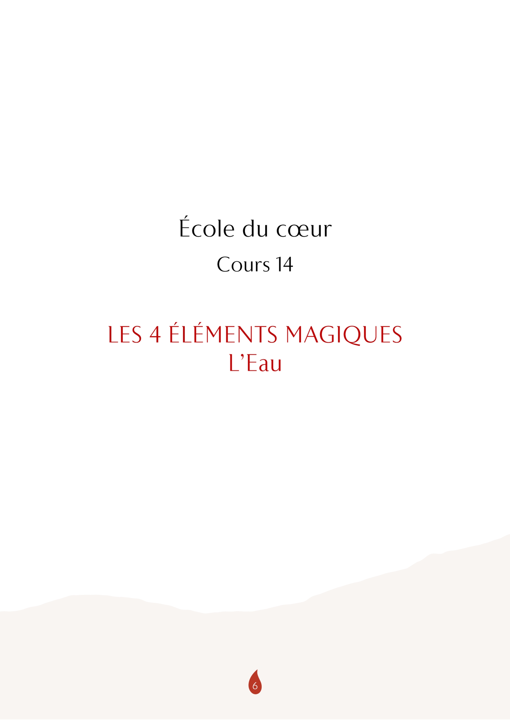 École du cœur – Les 4 éléments magiques : l'eau – Image 6