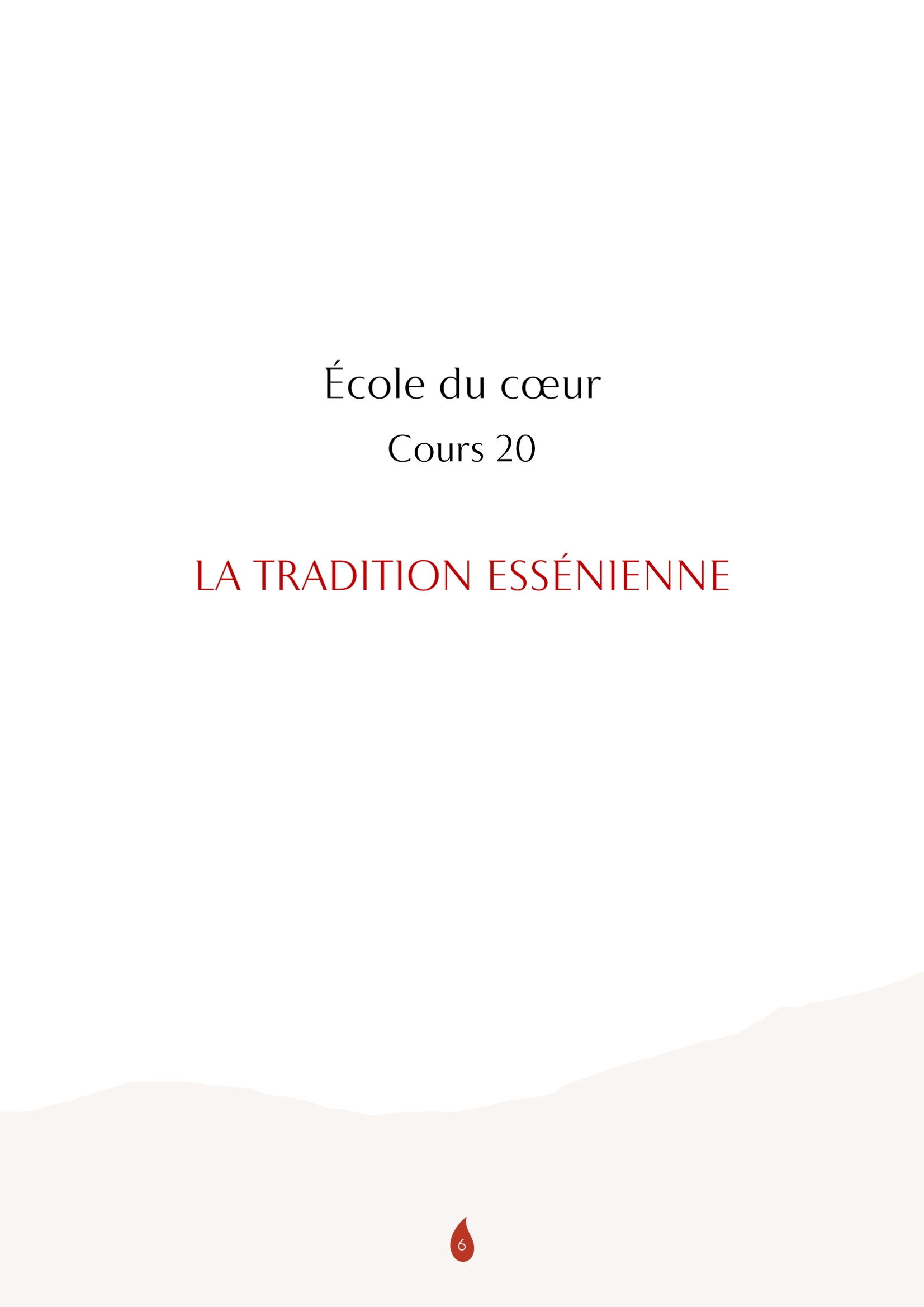 École du cœur – La Tradition Essénienne – Image 6